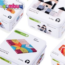 CB723851-4 CB849063-4 - Preschool geometric montessori toys 3D baby wooden blocks